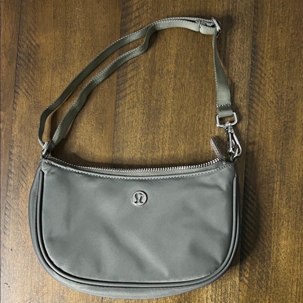lululemon athletica Mini Shoulder Bag in  Gray